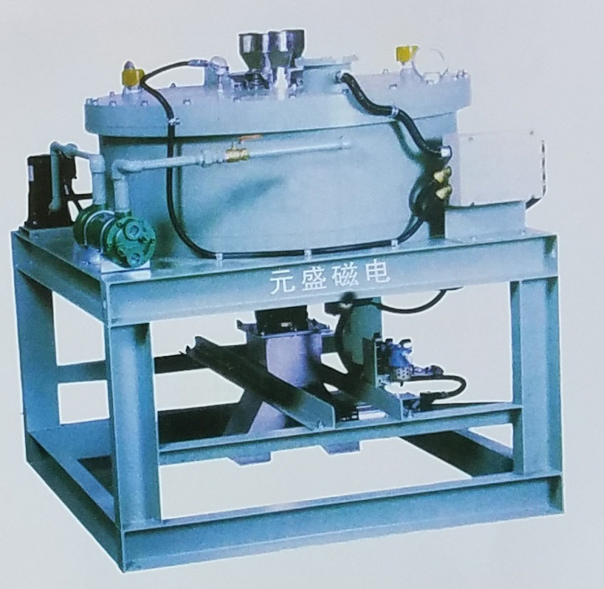 Electromagnetic dry powder separator