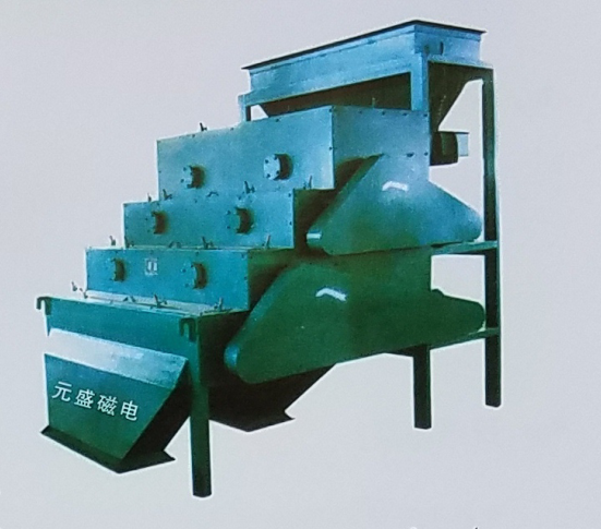 Rare earth roller magnetic separator
